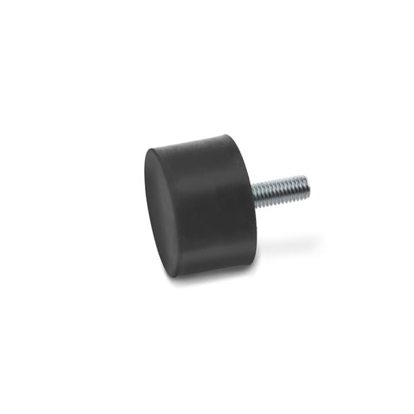 GN352-100-60-M16-S-55 Rubber Bumper Threaded Stud